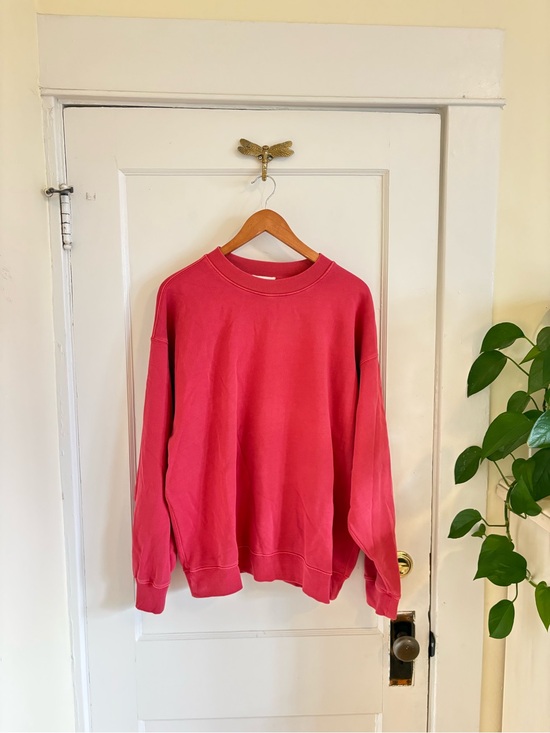 Elwood Sweaters - ELWOOD Core Red Oversized Baggy Sweatshirt Men Women Unisex Medium